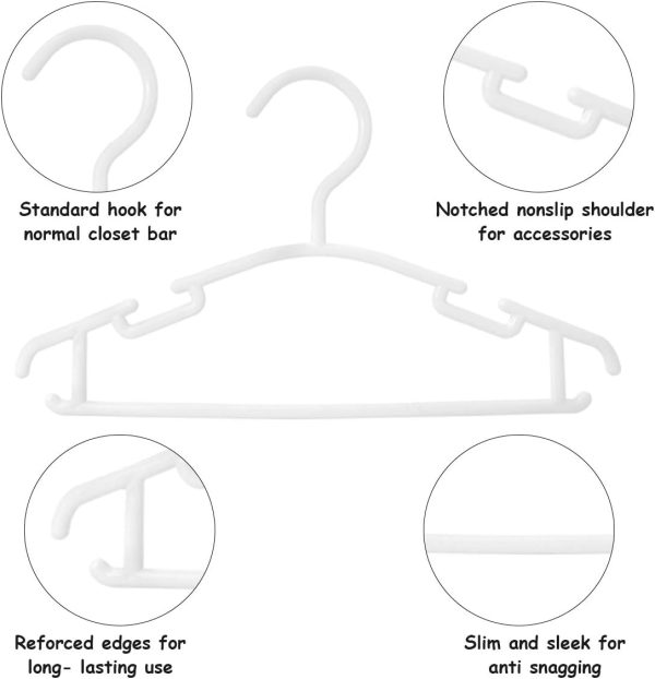 GoodtoU Toddler Hangers Plastic Anti-Slip Childrens Closet-1