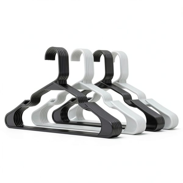 HOUSE DAY Plastic Hangers Space Saving Anti Slip Design-7