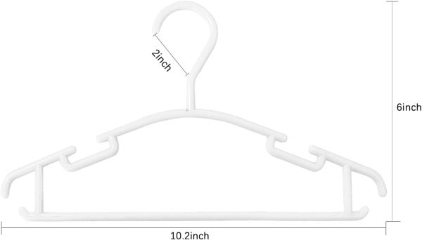 GoodtoU Toddler Hangers Plastic Anti-Slip Childrens Closet-2