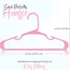 Kids Hangers Utopia Home Plastic Nonslip Space Saving Design-2