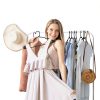 HOUSE DAY Plastic Hangers Space Saving Anti Slip Design-8