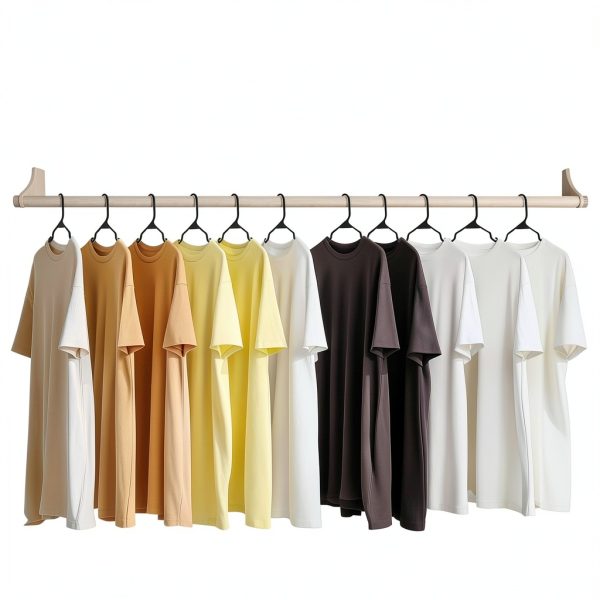 HOUSE DAY Plastic Hangers Space Saving Anti Slip Design-2