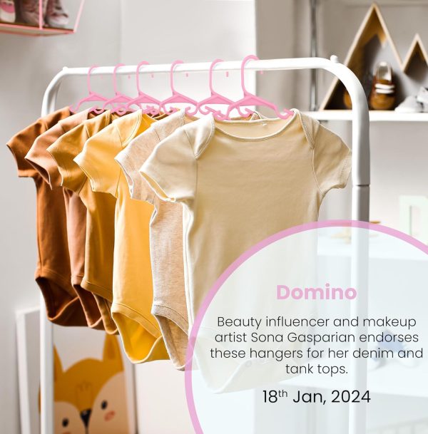 Kids Hangers Utopia Home Plastic Nonslip Space Saving Design-3