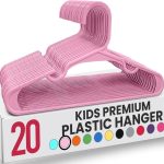 Kids Hangers Utopia Home Plastic Nonslip Space Saving Design-0