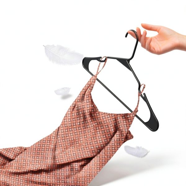 HOUSE DAY Plastic Hangers Space Saving Anti Slip Design-3