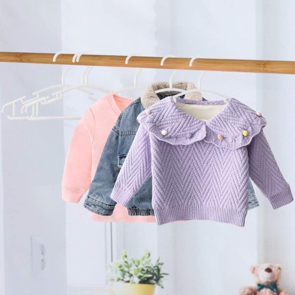 GoodtoU Toddler Hangers Plastic Anti-Slip Childrens Closet-5