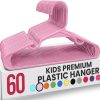 Kids Hangers Utopia Home Plastic Nonslip Space Saving Design-0