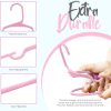 Kids Hangers Utopia Home Plastic Nonslip Space Saving Design-4