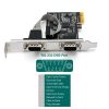 LinksTek 2-Ports PCIE RS232 DB9 Serial Card for Desktop PCs-3