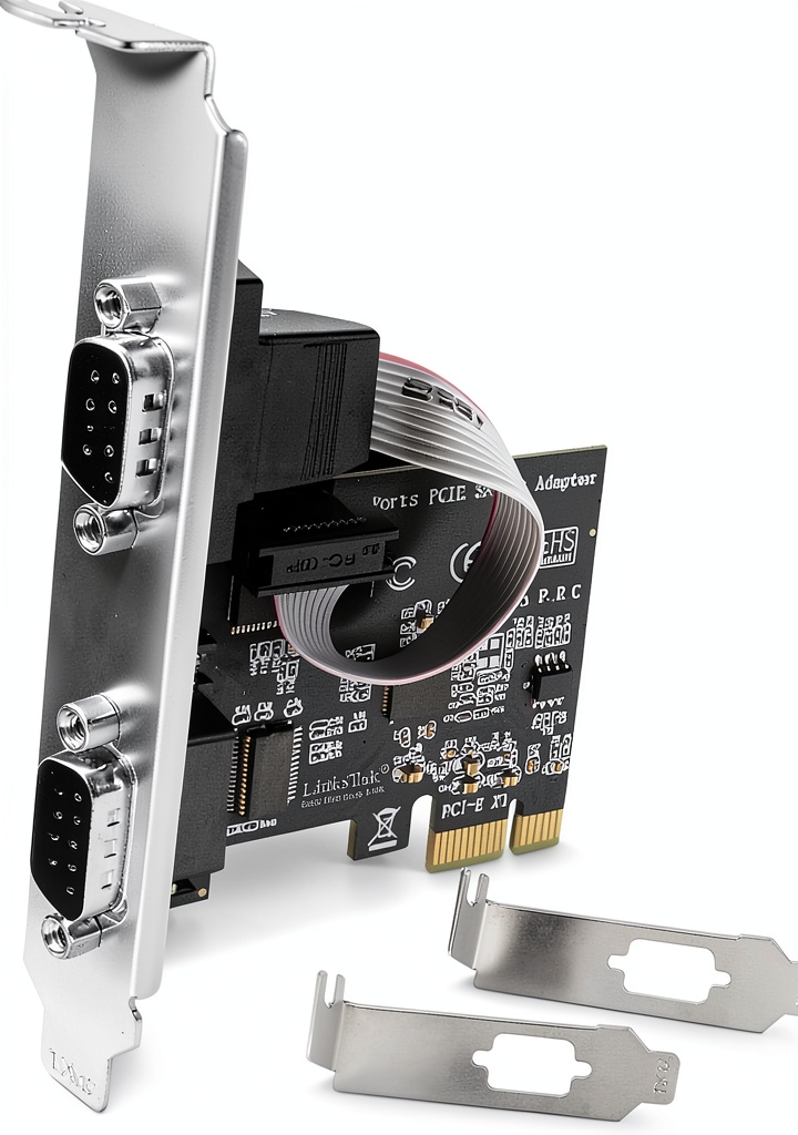 Installing LinksTek 2-Ports PCIE RS232 DB9 Serial Card
