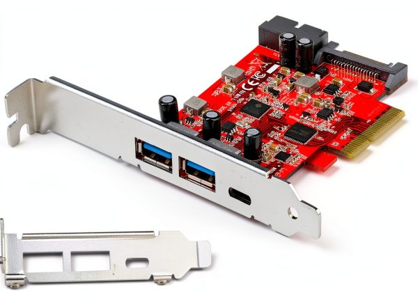 StarTech USB PCIe 5 Port Card 10Gbps USBC Desktop-3