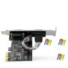 LinksTek 2-Ports PCIE RS232 DB9 Serial Card for Desktop PCs-4