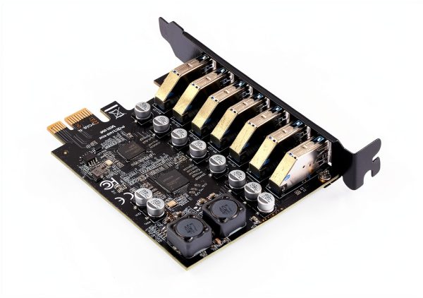 YABOANG PCI-E USB 3.0 Card 7 Port Expansion-4