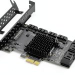 YBBOTT PCIe SATA Card 10 Ports PCE10ST PCIe X1-0