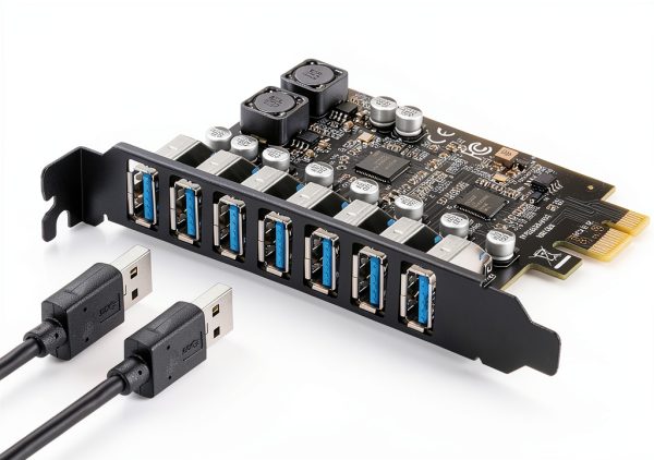 YABOANG PCI-E USB 3.0 Card 7 Port Expansion-3