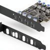 SINEFINE USB C Expansion Card 4 Port PCIe 5Gbps-0