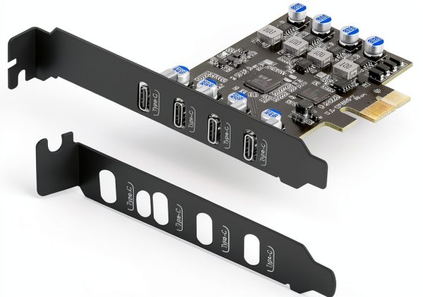 SINEFINE USB C Expansion Card 4 Port PCIe 5Gbps-0