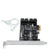 FebSmart USB 3.0 Expansion Card PCIE X1 4 Port-3