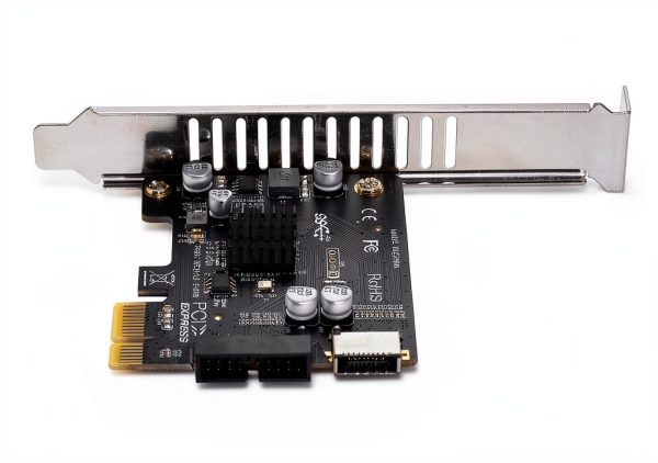 CableCC USB 3.1 PCIe Card Type‑E 5Gbps Black-1