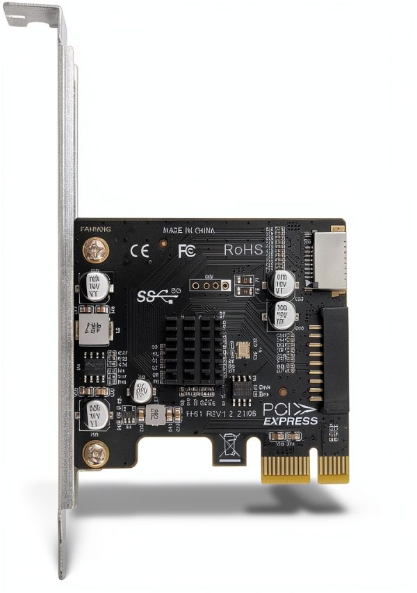 CableCC USB 3.1 PCIe Card Type‑E 5Gbps Black-5