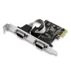 LinksTek 2-Ports PCIE RS232 DB9 Serial Card for Desktop PCs-2