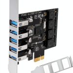 FebSmart USB 3.0 Card 4-Port PCIE Expansion Black-0