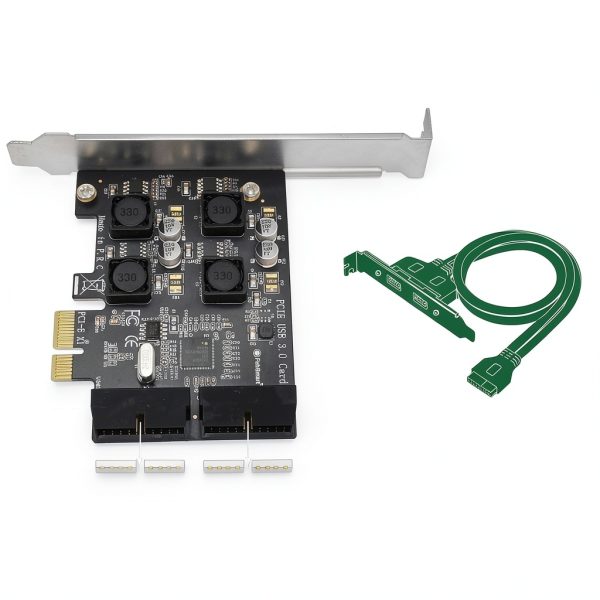 FebSmart USB 3.0 Expansion Card PCIE X1 4 Port-1