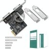 LinksTek 2-Ports PCIE RS232 DB9 Serial Card for Desktop PCs-5