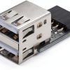 USB 2.0 Header to Dual USB A Adapter MZHOU Black-6