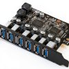 YABOANG PCI-E USB 3.0 Card 7 Port Expansion-0