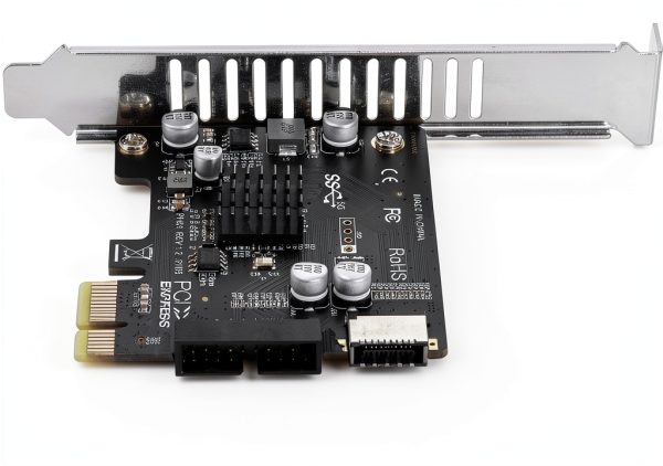 CableCC USB 3.1 PCIe Card Type‑E 5Gbps Black-2
