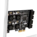 FebSmart USB 3.0 Expansion Card PCIE X1 4 Port-0