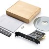 SINEFINE USB C Expansion Card 4 Port PCIe 5Gbps-6