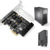 FebSmart USB 3.0 Expansion Card PCIE X1 4 Port-6