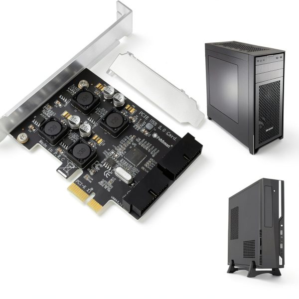 FebSmart USB 3.0 Expansion Card PCIE X1 4 Port-6
