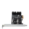 FebSmart USB 3.0 Expansion Card PCIE X1 4 Port-5