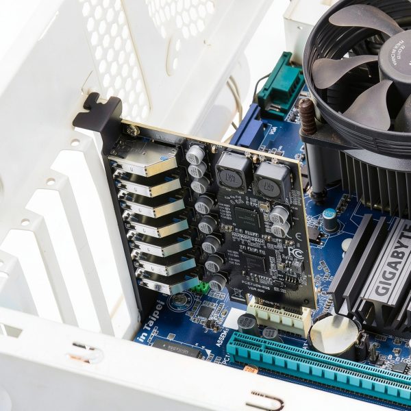 MZHOU USB 3 0 PCIe Card with 7 High Speed Ports Blue-3