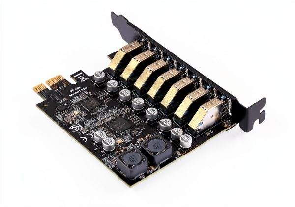 MZHOU USB 3 0 PCIe Card with 7 High Speed Ports Blue-6