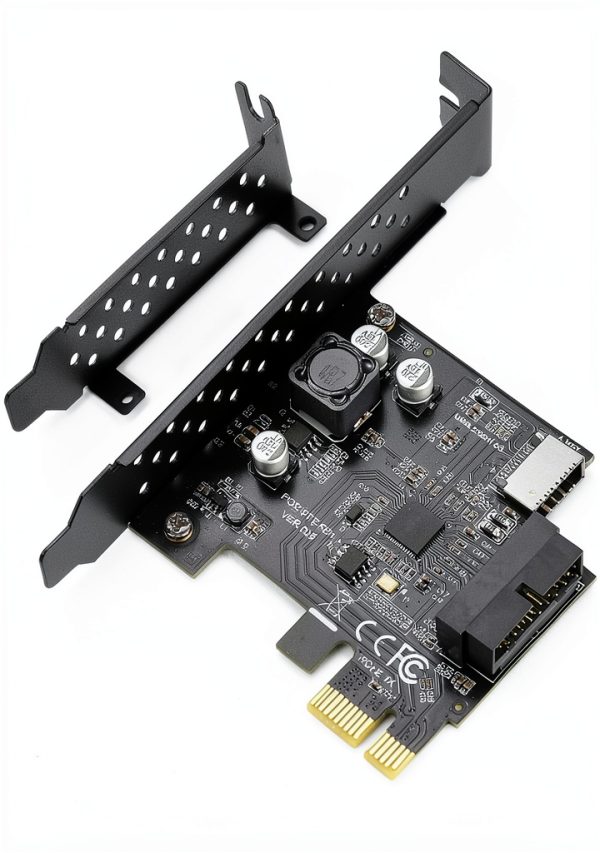 BEYIMEI PCIe USB 3.2 Gen1 Adapter BY-PEXUSB3C Type-E Front Panel Card-0