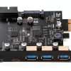 Gugxiom USB 3.2 PCIe Expansion Card 5-Port (3 Type‑A, 2 Type‑C) 20Gbps-8