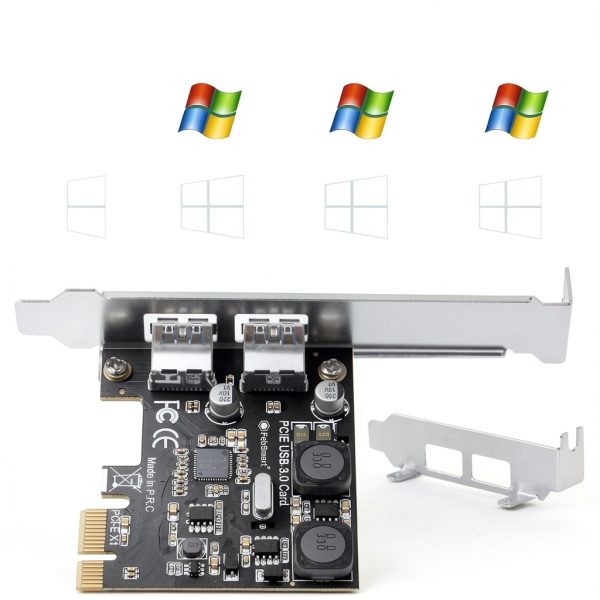 USB 3.0 Expansion Card FebSmart FS-U2S-Pro Matte Black 2x5Gbps-5