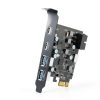USB PCIe Expansion Card UP6210 by YEELIYA with 2 USB C and 2 USB A-2