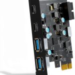 USB PCIe Expansion Card UP6210 by YEELIYA with 2 USB C and 2 USB A-0