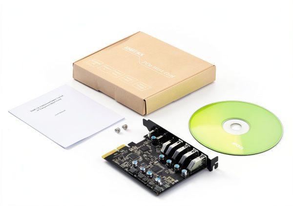 FANBLACK USB 3.2 Gen 2 PCIe 7-Port Card with Type‑C and Type‑A-7
