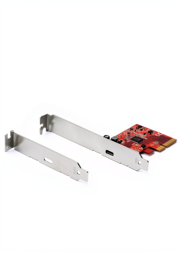 StarTech.com USB C SuperSpeed PCIe Card PEXUSB321C Red 20Gbps 4 Lane-4