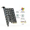 FANBLACK USB 3.2 Gen 2 PCIe 7-Port Card with Type‑C and Type‑A-5