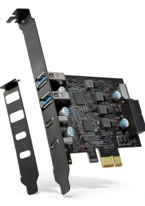 YEELIYA USB PCIe Card 2x USB‑C & 2x USB‑A for Windows/Linux-0