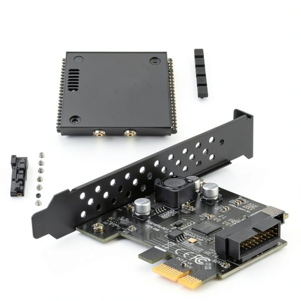 BEYIMEI PCIe USB 3.2 Gen1 Adapter BY-PEXUSB3C Type-E Front Panel Card-5