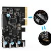 FANBLACK USB 3.2 Gen 2 PCIe 7-Port Card with Type‑C and Type‑A-2