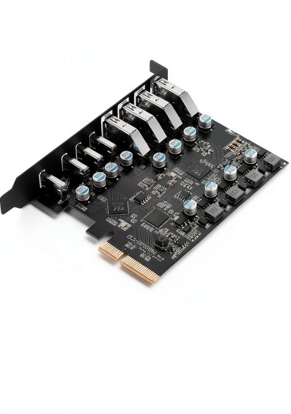 YEELIYA 8‑Port PCIe USB 3.2 Card 4x USB‑A & 4x USB‑C for Desktop-3